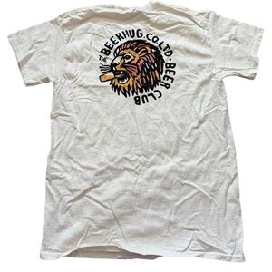 Beerhug Co. White Graphic T-Shirt